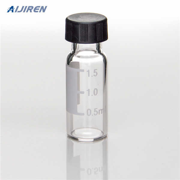 Wheaton screw HPLC autosampler vials with label